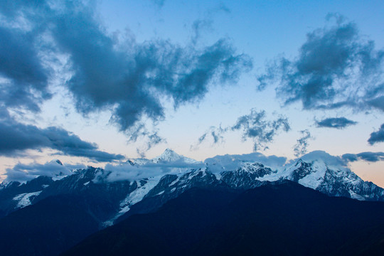 梅里雪山风光