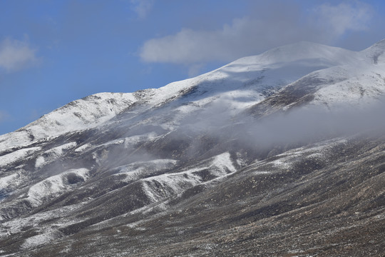 雪山云雾