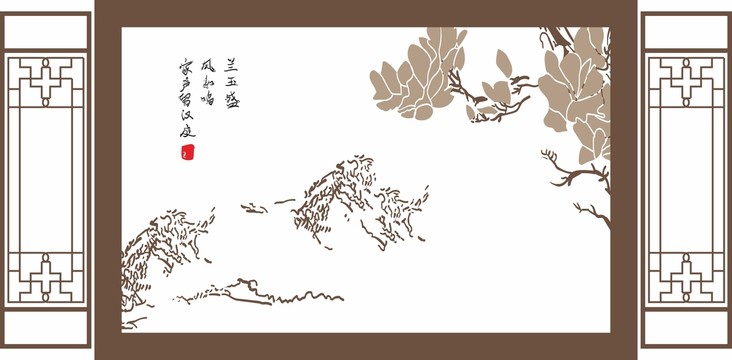 高端背景墻裝飾