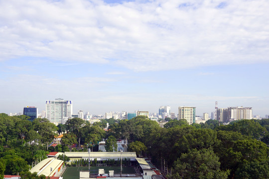 越南胡志明市中心市区风光