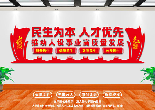 人社局背景墻