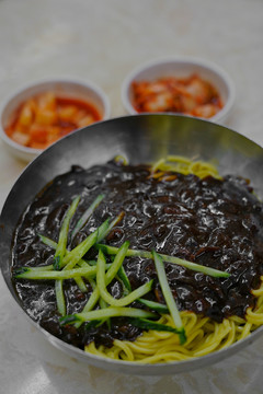 韓國料理朝鮮美食炸醬面