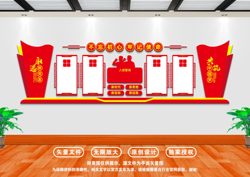 入黨誓詞背景墻