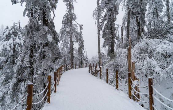 雪山游步道