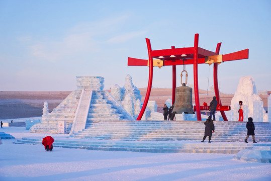 哈尔滨冰雪大世界冰雕雪雕