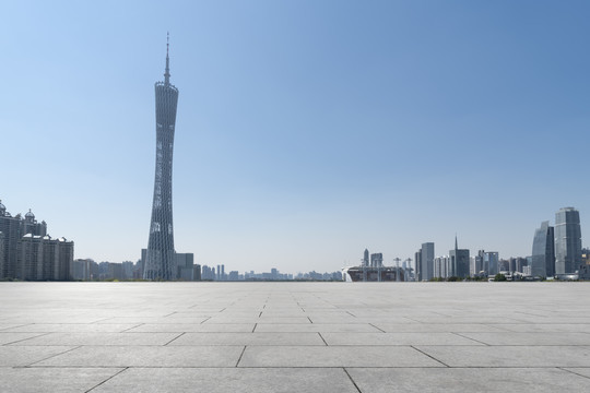 道路交通和广州风光