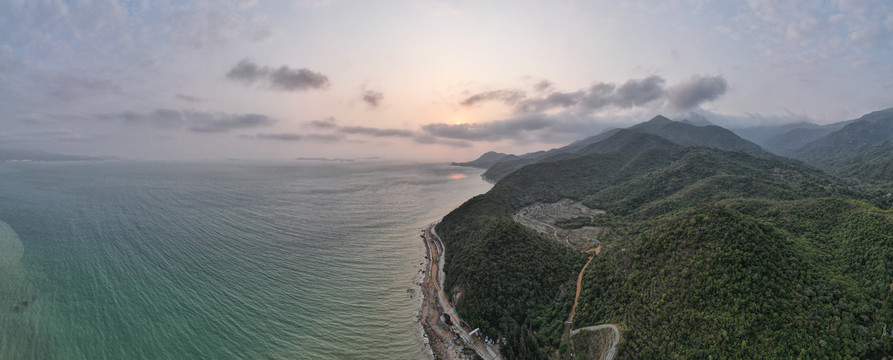 深圳杨梅湾度假村全景图航拍