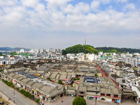 福建泰宁5A景区泰宁古城航拍