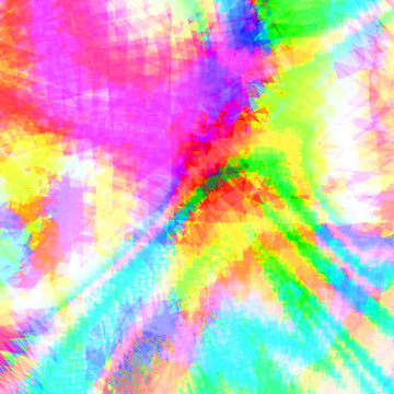 黃色幾何地毯