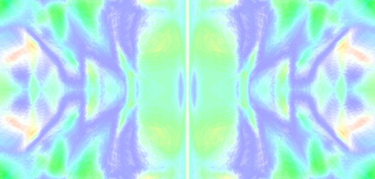 藍色幾何地毯