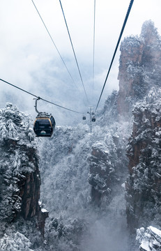 高山雪景