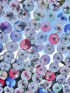 油纸伞装饰