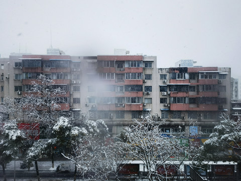 雪中的芜湖