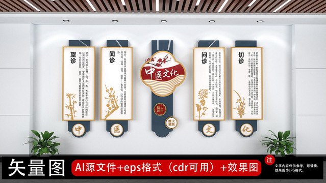 中醫(yī)館中醫(yī)養(yǎng)生文化墻