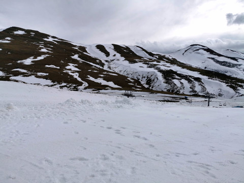 会泽大海草山雪山