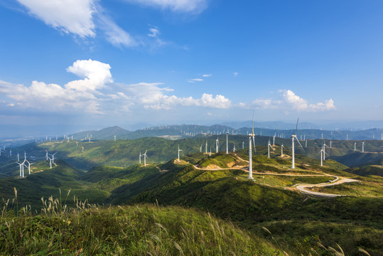 桂林兴安摩天岭风电场