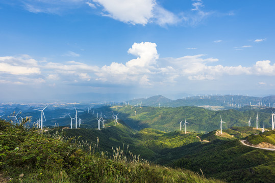 桂林兴安摩天岭风电场