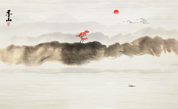新中式山水畫