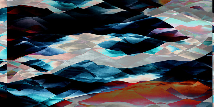 抽象纹理山水