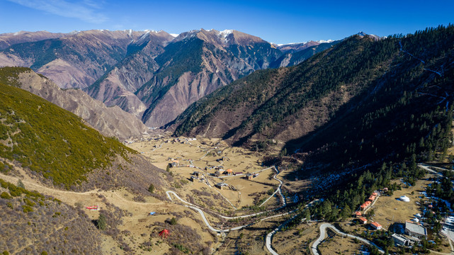 川西高原横断山脉风光