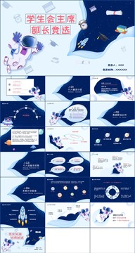 大學(xué)生學(xué)生會部長競選PPT