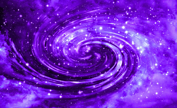 漩渦浪漫星空?qǐng)D