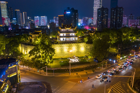 湖南长沙天心阁夜景