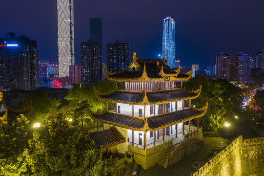 湖南长沙天心阁夜景