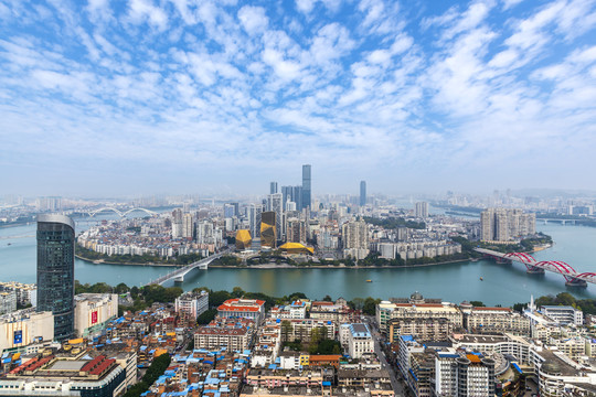 高清柳州城市全景