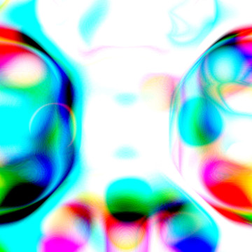 藍色幾何地毯