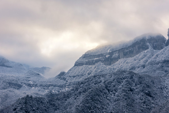 金佛山雪景