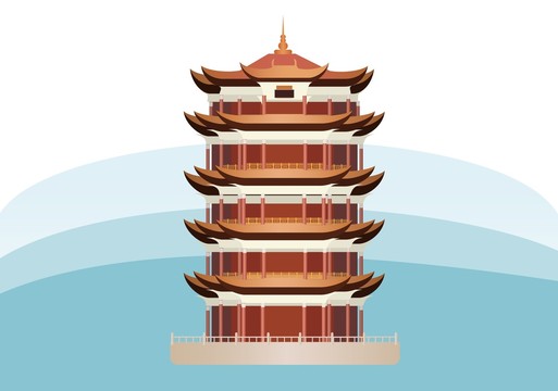 川沙鶴鳴樓上海地標(biāo)建筑浦東