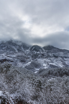 昭通乡村冬季田园风光