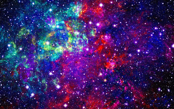 藍色星空背景