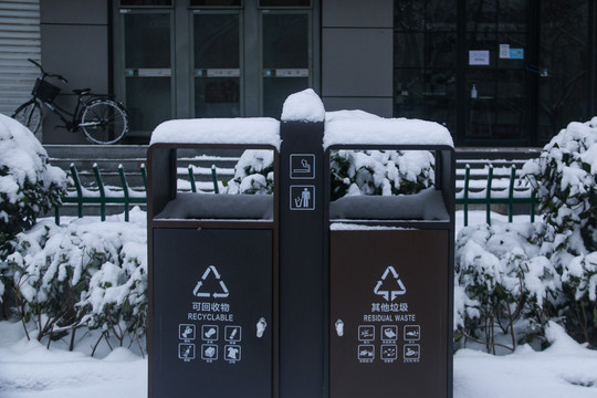 雪后的城市