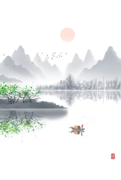 水墨山水