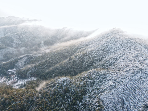 雪景航拍