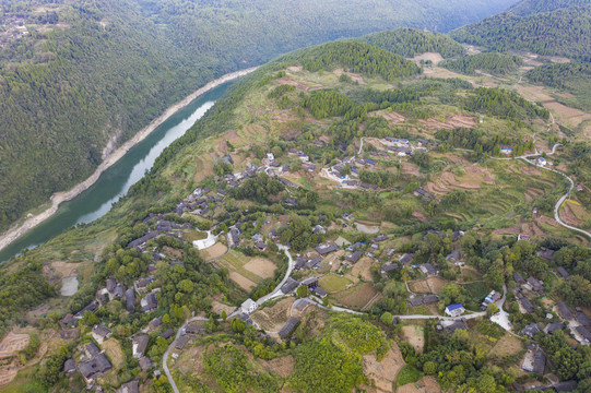 湖泊湖南湘西酉水河和猛洞河