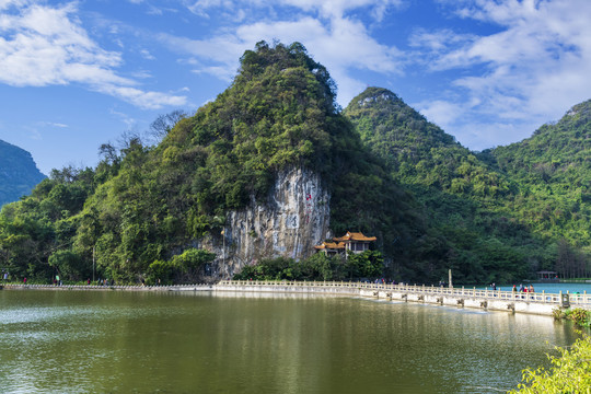 柳州大龙潭山水风光