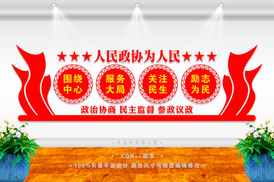 政協(xié)展板