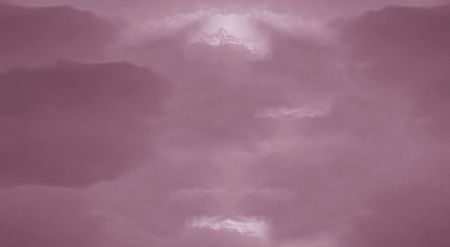 藍色幾何地毯