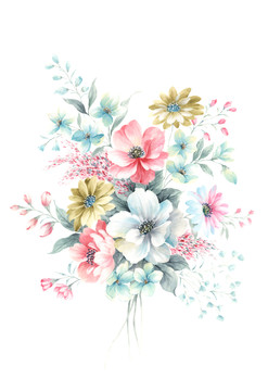 手繪小花