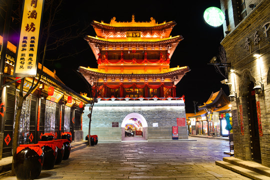 忻州古城明月楼