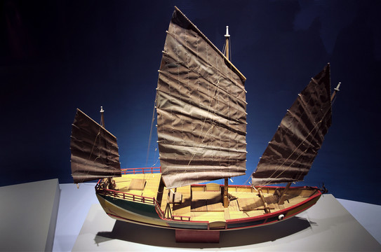 宋代古船古船模型