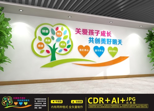 幼兒園文化墻