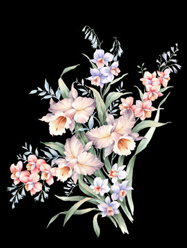 手繪鳶尾花