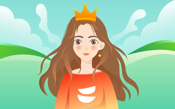 三八婦女節(jié)女生節(jié)唯美春季插畫