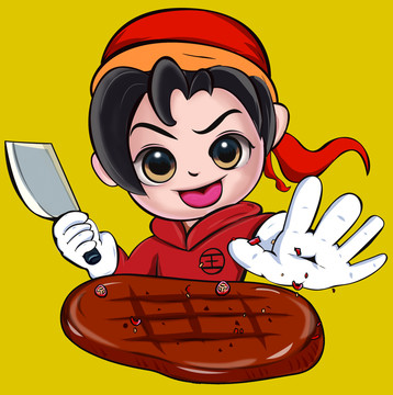 料理插畫IP
