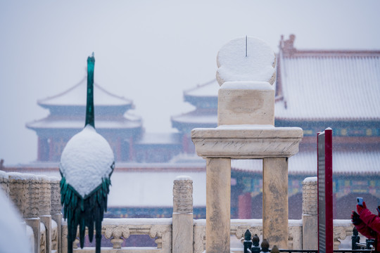 紫禁城雪景