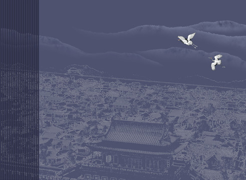 中式山水圖
